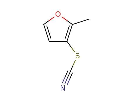 Molecular Structure of 149428-24-0 (2-methylfur-3-yl thiocyanate)