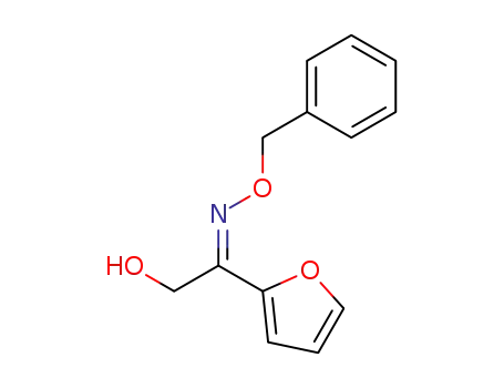 Molecular Structure of 588683-06-1 (Ethanone, 1-(2-furanyl)-2-hydroxy-, O-(phenylmethyl)oxime, (1Z)-)