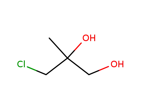 Molecular Structure of 597-33-1 (3-chloro-2-methylpropane-1,2-diol)