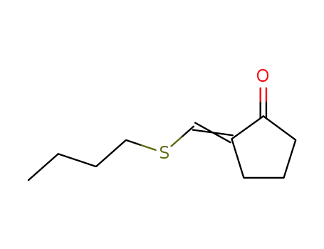 Molecular Structure of 32116-72-6 (2-<(n-butylthio)methylene>cyclopentanone)