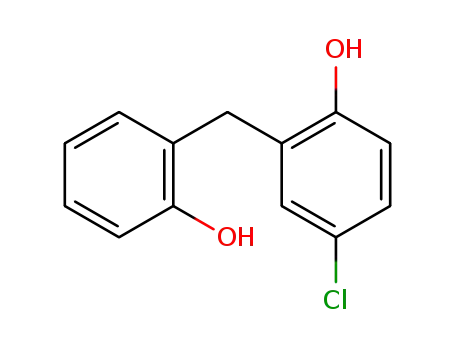 Molecular Structure of 53007-43-5 (3-chloro-2',6-dihydroxydiphenylmethane)