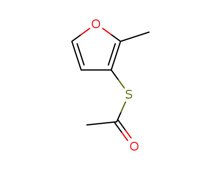 Molecular Structure of 55764-25-5 (2-Methylfuran-3-thiol acetate)