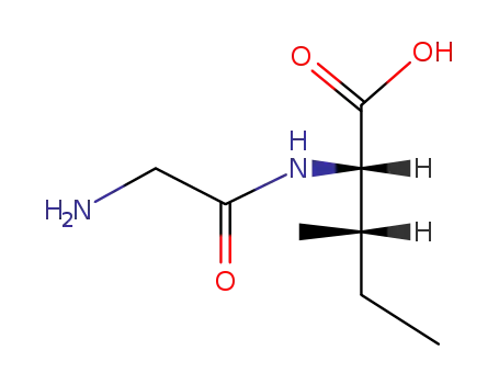 Molecular Structure of 19461-38-2 (N-Glycyl-L-isoleucine)