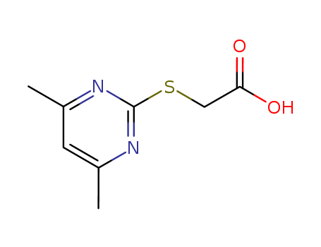 Acetic acid,2-[(4,6-dimethyl-2-pyrimidinyl)thio]-