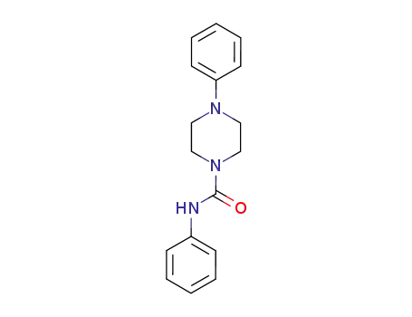 Molecular Structure of 4791-20-2 (N,4-diphenylpiperazine-1-carboxamide)