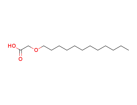 Molecular Structure of 6064-75-1 (Acetic acid, (dodecyloxy)-)