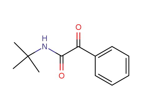 Molecular Structure of 21010-60-6 (N-(tert-butyl)-2-oxo-2-phenylacetamide)