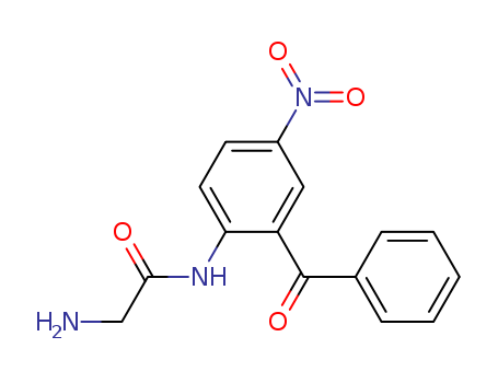 Acetamide, 2-amino-N-(2-benzoyl-4-nitrophenyl)-
