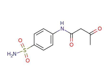 Molecular Structure of 4542-32-9 (N-[4-(aminosulphonyl)phenyl]-3-oxobutyramide)