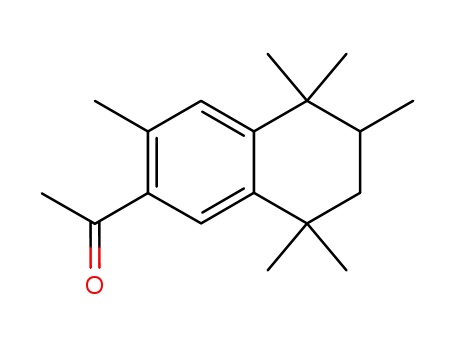 Molecular Structure of 1506-02-1 (6-ACETYL-1,1,2,4,4,7-HEXAMETHYLTETRALIN)