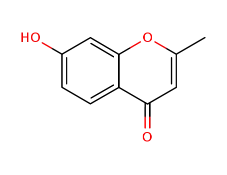 Molecular Structure of 6320-42-9 (7-hydroxy-2-methyl-4H-chromen-4-one)