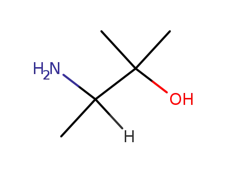 Molecular Structure of 6291-17-4 (3-amino-2-methyl-butan-2-ol)
