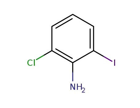 Molecular Structure of 84483-28-3 (2-Chloro-6-iodoaniline)