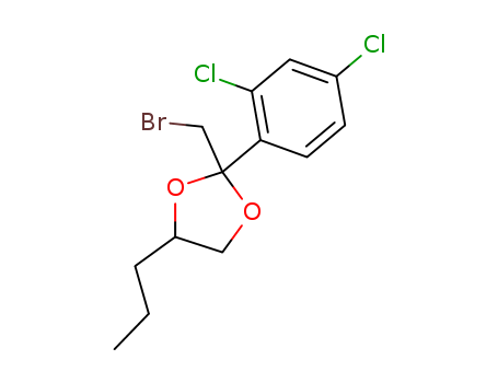 (2-(2,4-dichlorophenyl)-2-bromomenthyl-4-propyl-1,3-dioxolane(60207-89-8)