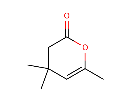Molecular Structure of 68208-62-8 (2H-Pyran-2-one, 3,4-dihydro-4,4,6-trimethyl-)