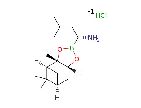 Molecular Structure of 779357-85-6 ((R)-BoroLeu-(+)-Pinanediol-HCl)