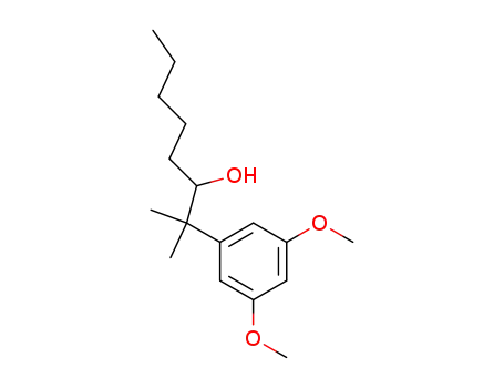 (+/-)-3-hydroxy-2-methyl-2-(3.5-dimethoxy-phenyl)-octane