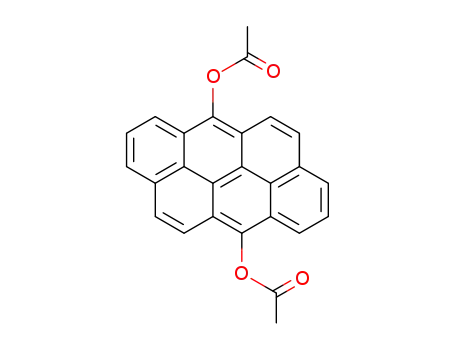 Molecular Structure of 141396-66-9 (6,12-diacetoxyanthanthrene)