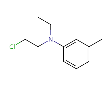 Molecular Structure of 22564-43-8 (N-Ethyl-N-chloroethyl-3-toluidine)