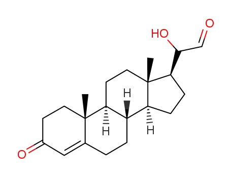 Molecular Structure of 934167-52-9 (20ξ-hydroxy-3-oxo-pregnen-(4)-al-(21))