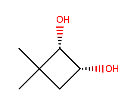 Molecular Structure of 19042-26-3 (1,2-Cyclobutanediol, 3,3-dimethyl-, cis-)