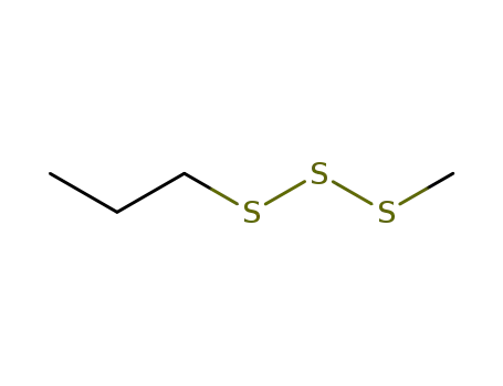 Molecular Structure of 17619-36-2 (Methyl propyl trisulfide)