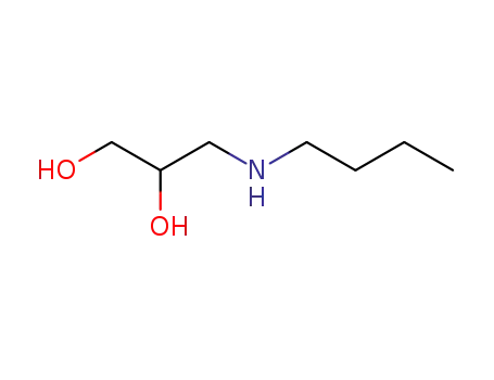 Molecular Structure of 60278-95-7 (3-(butylamino)propane-1,2-diol)