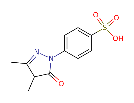 Benzenesulfonic acid,4-(4,5-dihydro-3,4-dimethyl-5-oxo-1H-pyrazol-1-yl)-