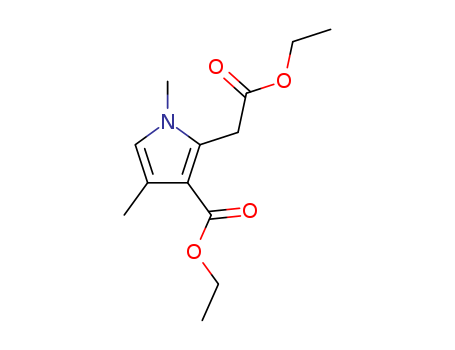 1H-Pyrrole-2-aceticacid, 3-(ethoxycarbonyl)-1,4-dimethyl-, ethyl ester