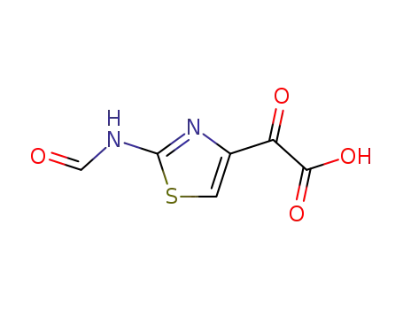 Molecular Structure of 64987-06-0 ((2-Formamido-1,3-thiazol-4-yl)glyoxylic acid)