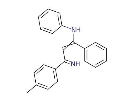 Molecular Structure of 78946-76-6 (Benzenemethanamine,
a-[2-imino-2-(4-methylphenyl)ethylidene]-N-phenyl-)