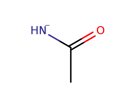Molecular Structure of 63285-19-8 (acetamide anion)