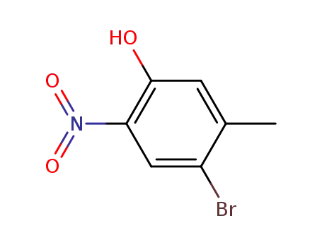 Molecular Structure of 182500-28-3 (4-bromo-5-methyl-2-nitrophenol)