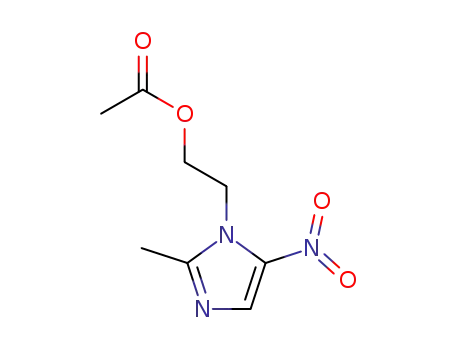 Molecular Structure of 13182-82-6 (Metronidazole Acetate)