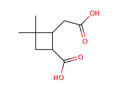 Molecular Structure of 487-81-0 (Caryophyllenic acid)