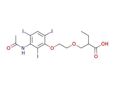 Molecular Structure of 37723-78-7 (iopronic acid)