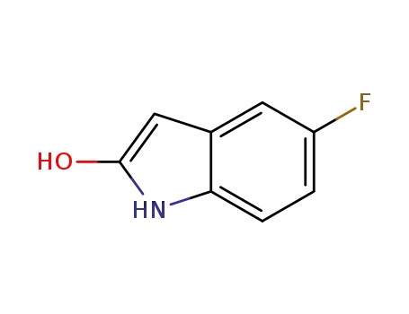 Molecular Structure of 1032268-12-4 (5-fluoro-2-oxindole)