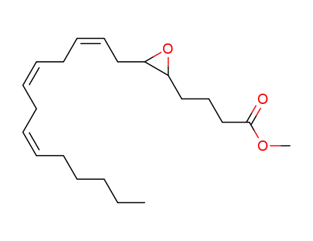 Molecular Structure of 200956-99-6 (5,6-Epoxyeicosatrienoic acid methyl ester)