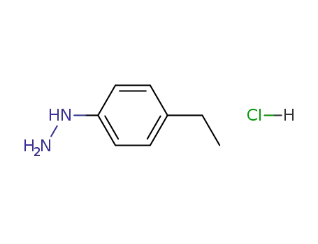 Molecular Structure of 53661-18-0 (4-Ethylphenylhydrazine hydrochloride)