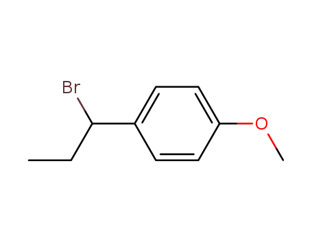 Molecular Structure of 536-44-7 (4-(1-bromo-propyl)-anisole)