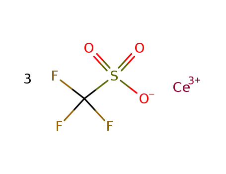 Molecular Structure of 76089-77-5 (CERIUM(III) TRIFLUOROMETHANESULFONATE)