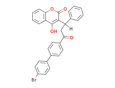 3-(3-(4-Bromo(1,1-biphenyl)-4-yl)-3-oxo-1-phenylpropyl)-4-hydroxy-2-benzopyrone