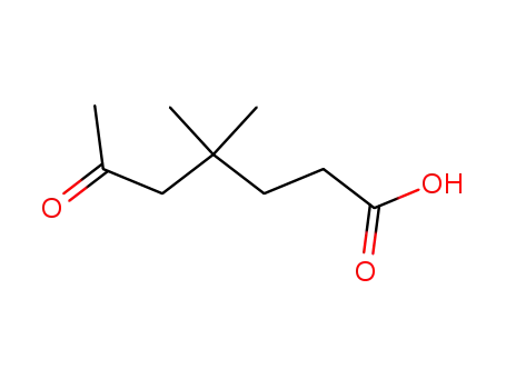 Molecular Structure of 471-04-5 (4,4-DIMETHYL-6-OXOHEPTANOICACID)