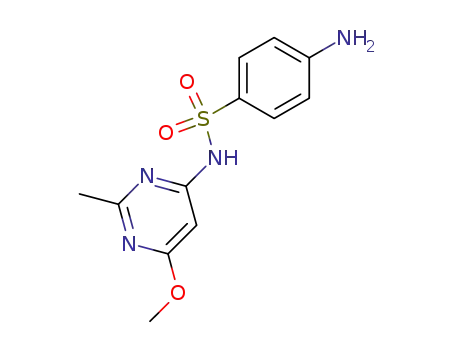 Molecular Structure of 3772-76-7 (sulfametomidine)
