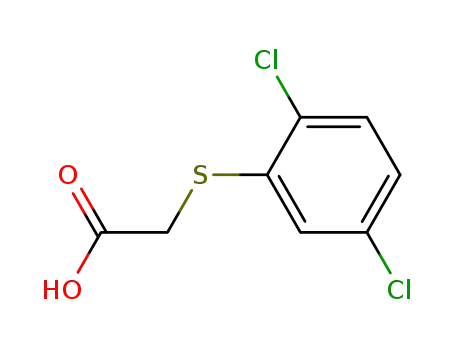 Molecular Structure of 6274-27-7 (2,5-DICHLOROPHENYLTHIOGLYCOLIC ACID)