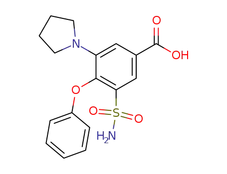 Molecular Structure of 55837-27-9 (Piretanide)