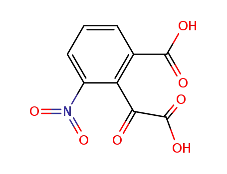 Molecular Structure of 112534-15-3 ((2-carboxy-6-nitro-phenyl)-glyoxylic acid)