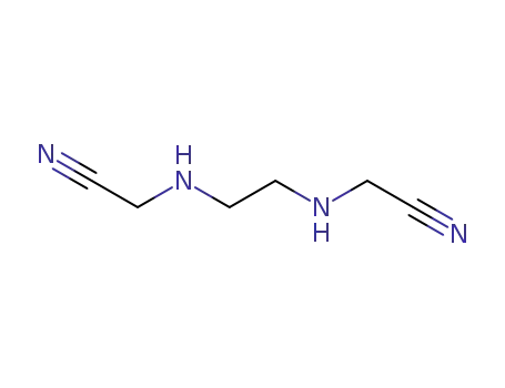 Molecular Structure of 18907-76-1 (2,2’-(ethane-1,2-diylbis(azanediyl))diacetonitrile)