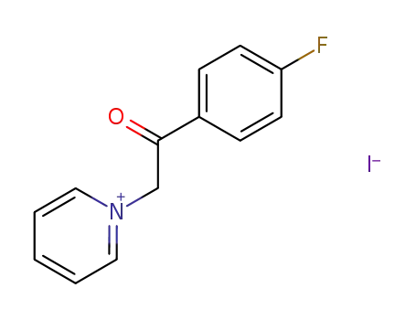 Molecular Structure of 582-70-7 (1-[2-(4-fluorophenyl)-2-oxoethyl]pyridinium)