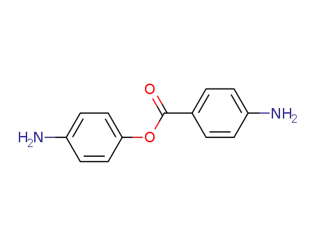 Molecular Structure of 20610-77-9 (4-Aminobenzoic acid 4-aminophenyl ester)